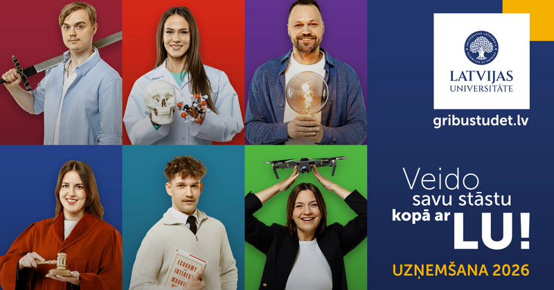 Veido savu stāstu kopā ar Latvijas Universitāti!